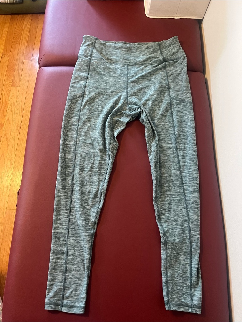 Victoria's Secret Heather Teal Green Active Leggings